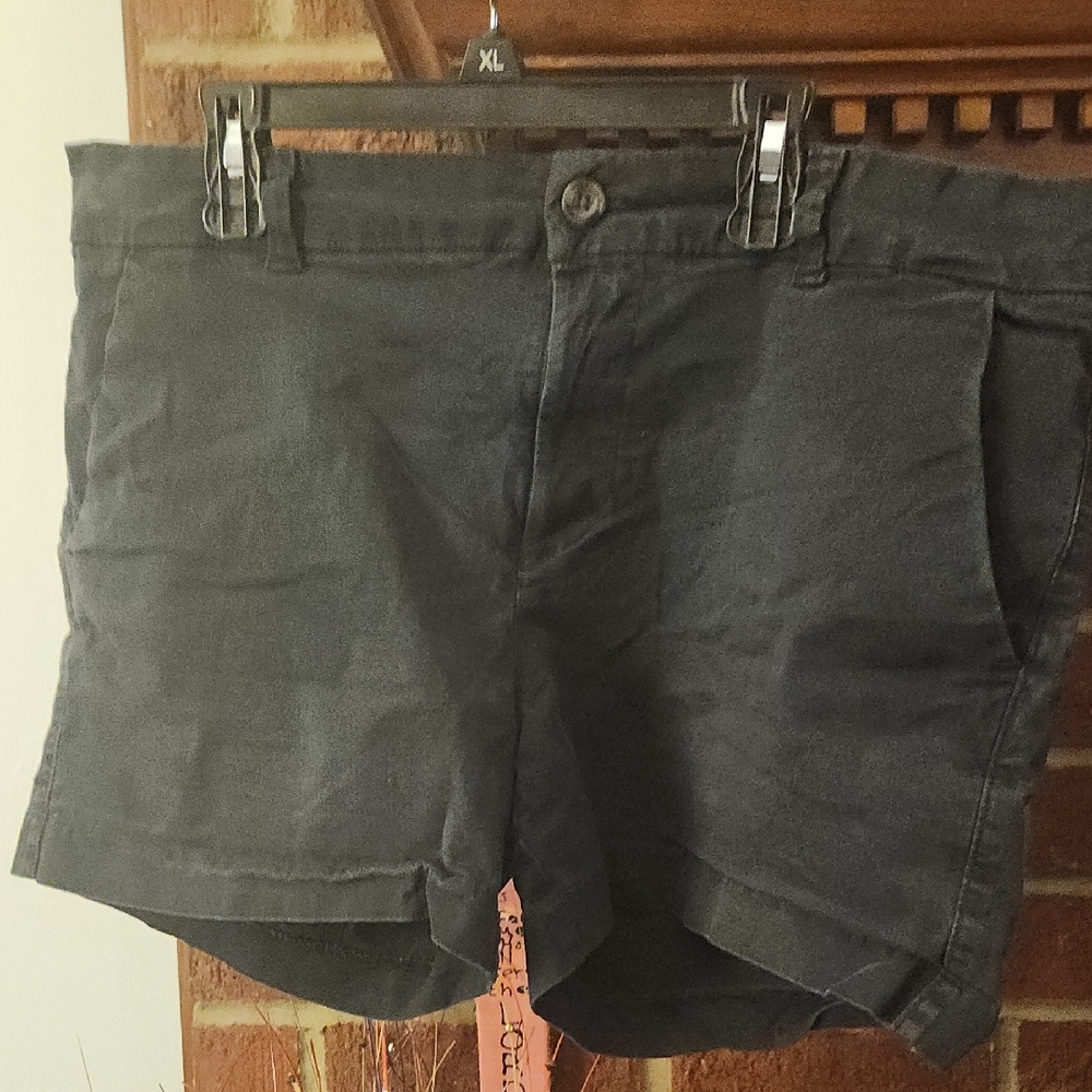GAP High Waist Charcoal Shorts
